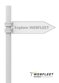 Info zu WEBFLEET - TomTom Telematics