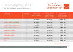 Individualpreise 2017 - Thermenhotel Str&ouml;binger Hof