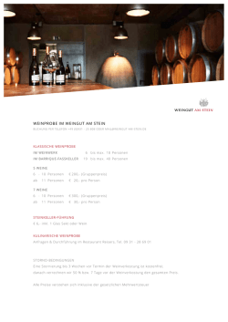 Informationen und Konditionen