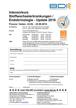 Intensivkurs Stoffwechselerkrankungen / Endokrinologie