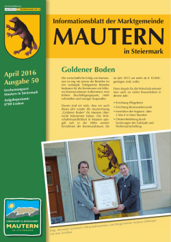 Goldener Boden - Marktgemeinde Mautern