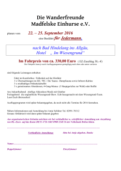 klicken für das Anmeldeformular!