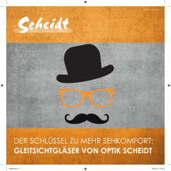 Infos - Optik Scheidt