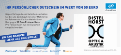 ihr pers&ouml;nlicher gutschein im wert von 50 euro