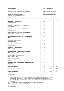 Schulbuslinie 3 - Landratsamt Dachau