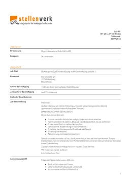 Du hast gerne Spa&szlig;? Unterst&uuml;tzung im Onlinemarketing gesucht :)