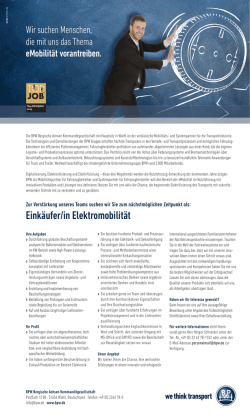 Eink&auml;ufer/inElektromobilit&auml;t (m/w)