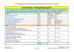 Achtung, am 8. Februar 2017 beginnt der nächste Neulingskurs, für