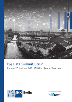 Big Data Summit Berlin