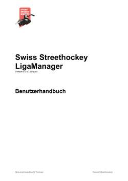 Swiss Streethockey LigaManager