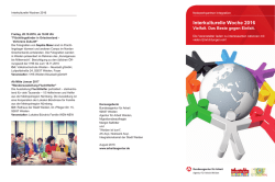Interkulturelle Woche 2016
