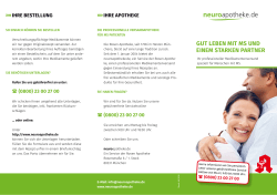 Flyer zum - www.neuroapotheke.de