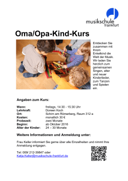 Oma/Opa-Kind-Kurs