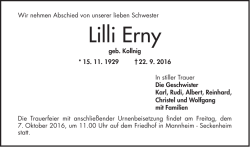 Lilli Erny - Morgenweb