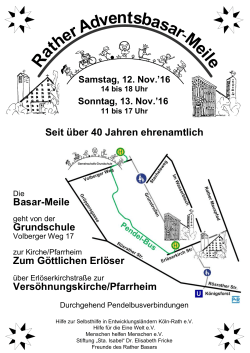 Handzettel - Rather adventsbasar