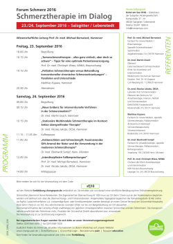 Schmerztherapie im Dialog - Zentrum f&uuml;r Schmerzmedizin Hannover