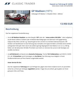 GP Madison (1971) 13.950 EUR