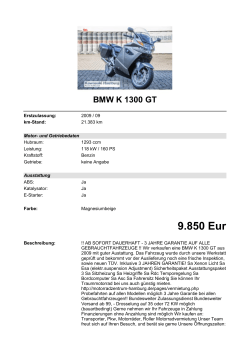 Detailansicht BMW K 1300 GT