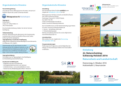 Naturschutz und Landwirtschaft - Schleswig