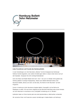 Oktober: Nijinsky, Gastspiel in Baden-Baden