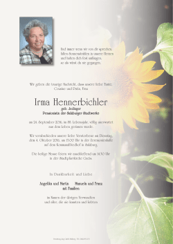 Irma Hennerbichler