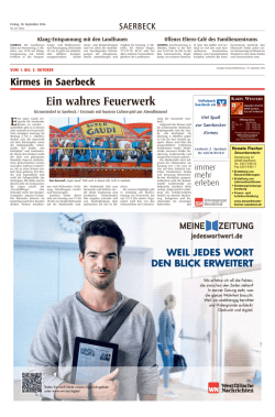 Ein wahres Feuerwerk