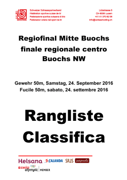 Regiofinal Mitte Buochs finale regionale centro Buochs NW