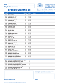 retourenformular retourenformular