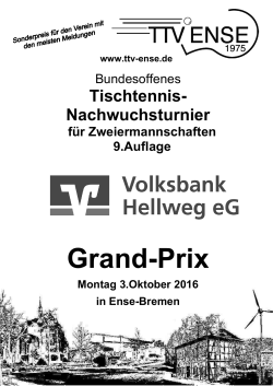 Grand-Prix - Tischtennis Kreis Arnsberg