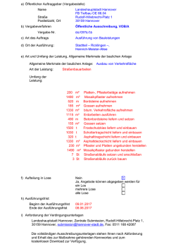 Name u. Anschrift des Bieters