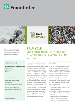 Flyer mit weiteren Informationen