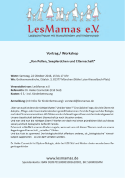 Info und Anmeldung
