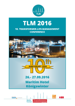TLM 2016 - Energy Support