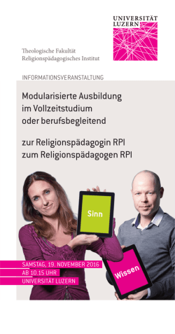 Informationsveranstaltung am RPI