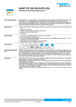 Technisches Merkblatt