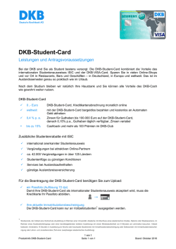 DKB-Student-Card