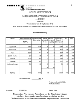 Eidgen&ouml;ssische Volksabstimmung