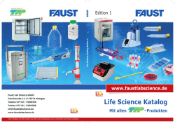 Life Science Katalog - Faust Lab Science GmbH