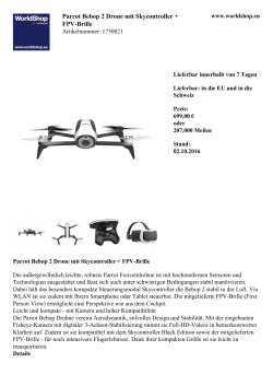 Parrot Bebop 2 Drone mit Skycontroller + FPV
