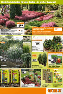 Herbstsch&ouml;nheiten f&uuml;r den Garten