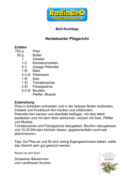 Herbetswiler Pilzgericht
