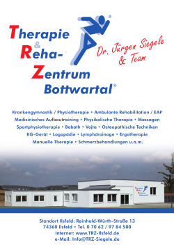 TRZ Siegele - Therapie- und Reha-Zentrum Bottwartal: Standort Ilsfeld