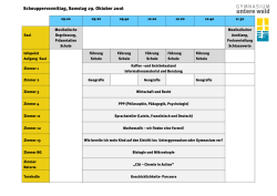 Programm - Gymnasium Untere Waid