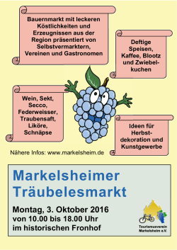 Markelsheimer Träubelesmarkt
