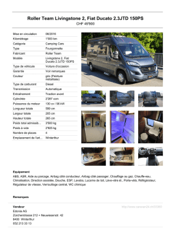 Roller Team Livingstone 2, Fiat Ducato 2.3JTD 150PS