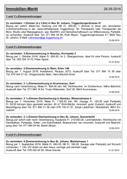 Immobilien-Markt