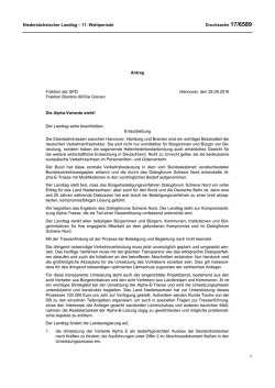 Drucksachen allgemein - Nieders&auml;chsischer Landtag