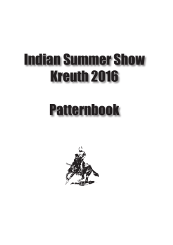 Indian Summer Show Kreuth 2016 Patternbook