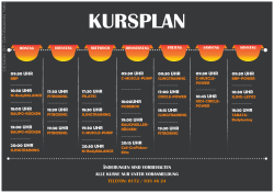 kursplan - your personal coach