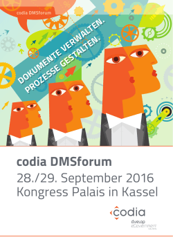codia DMSforum - codia Software GmbH